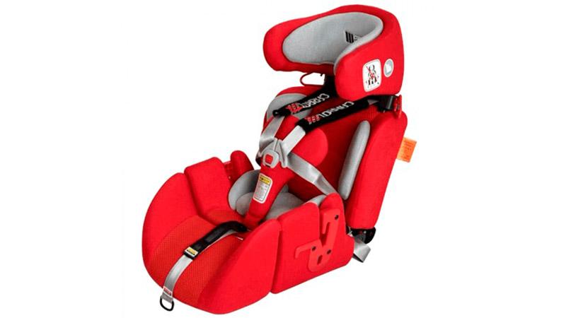 автомобильное кресло для безопасности ребёнка с ДЦП